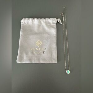 Kendra Scott Jolie Pendant Necklace in Gold, Dichroic Glass